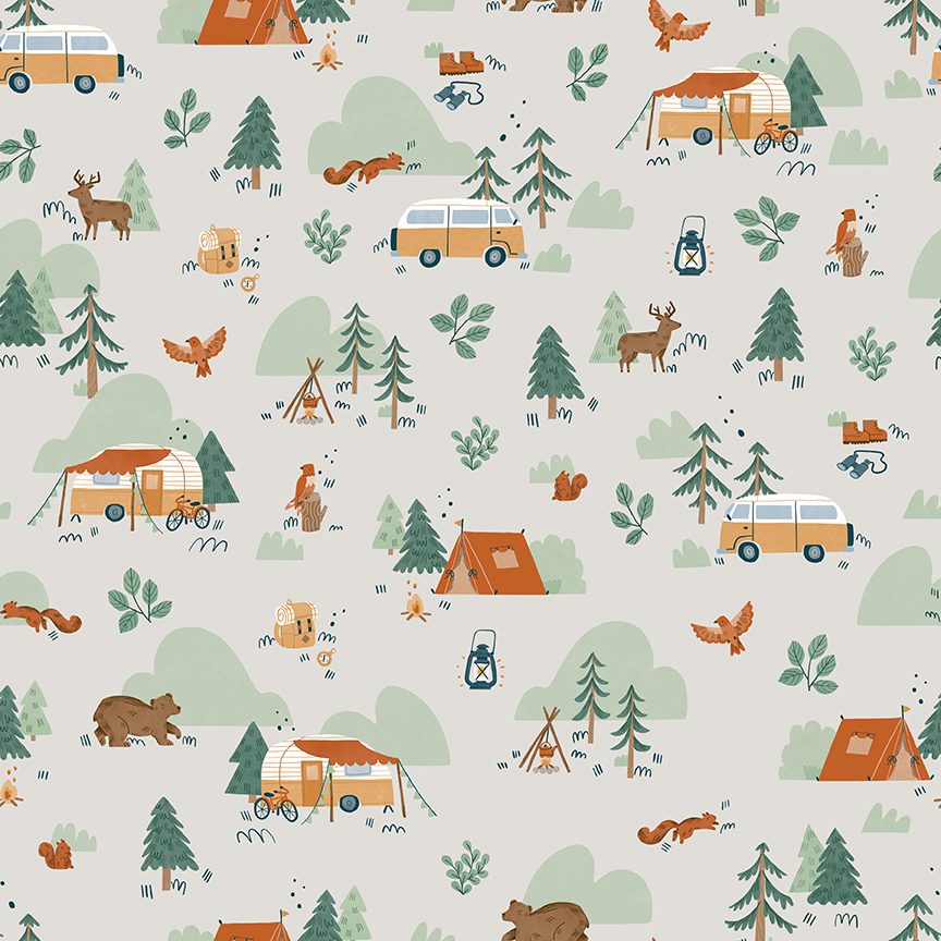 Camp Woodland Fat Quarter Bundle - Riley Blake Designs - Image 3