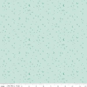 Flannel Sleep Tight Stars Mint - Yardage