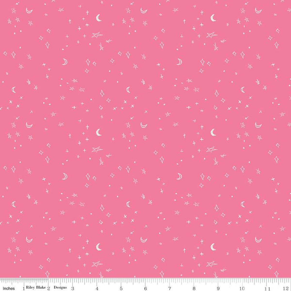 Flannel Sleep Tight Pink Stars - Yardage