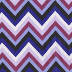 Lilac & Plum Chevron - Yardage