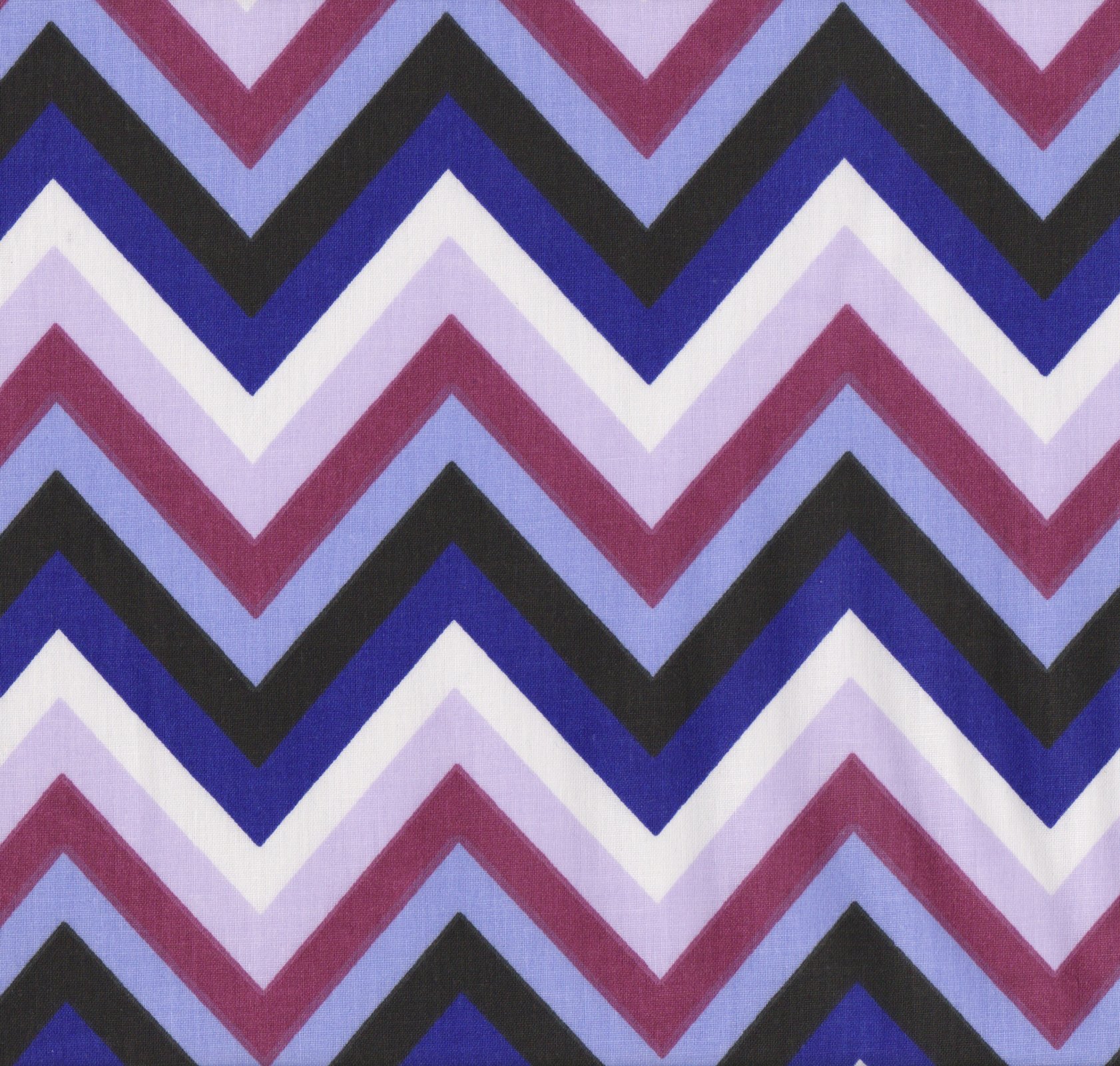 Lilac & Plum Chevron - Yardage