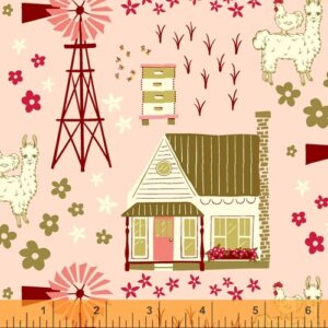 Homestead Life Shirley Poppy Homestead Vignette - Yardage