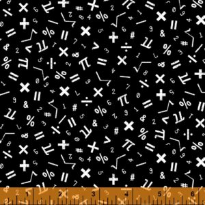It's Elementary Math Black - Yardage
