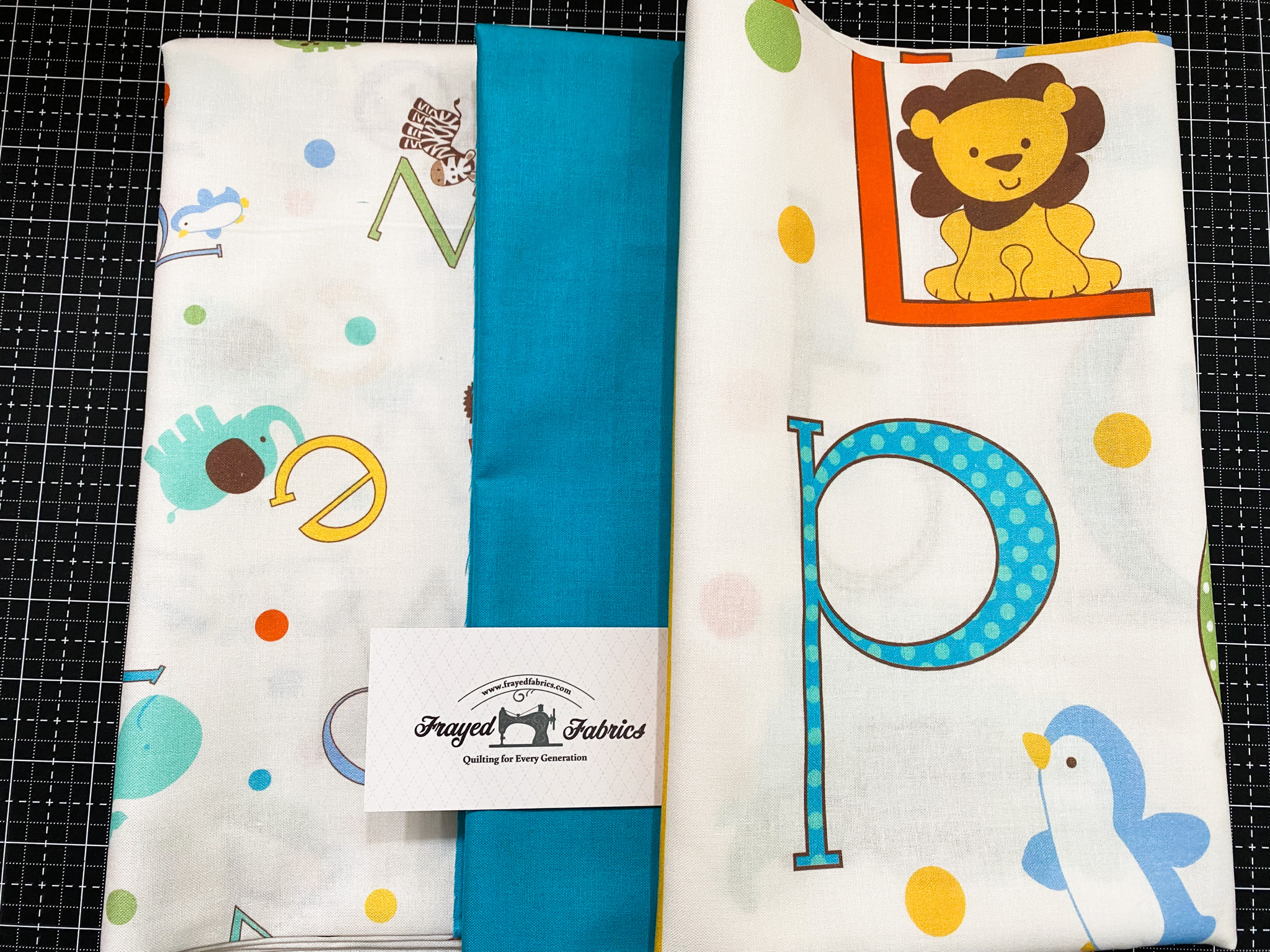 Alphabet Zoo Jungle Animals Quilt Kit - Springs Creative - Image 5