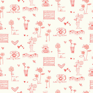 From the Heart Main Cream - Yardage