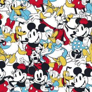 Mickey & Minnie Vintage Sensational 6 Snapshot - Yardage