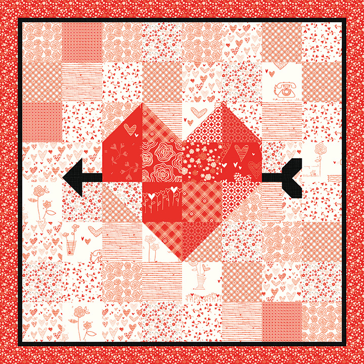 From the Heart Arrow Quilt Kit - Riley Blake Designs