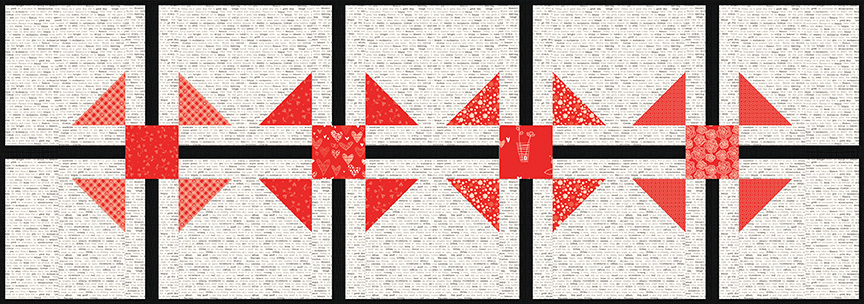 From the Heart Arrow Quilt Kit - Riley Blake Designs - Image 4