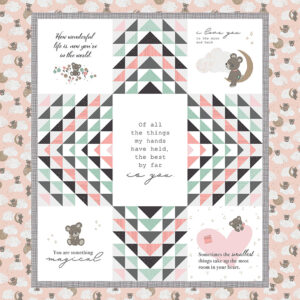 Sleep Tight Pink Quilt Kit - Riley Blake Designs