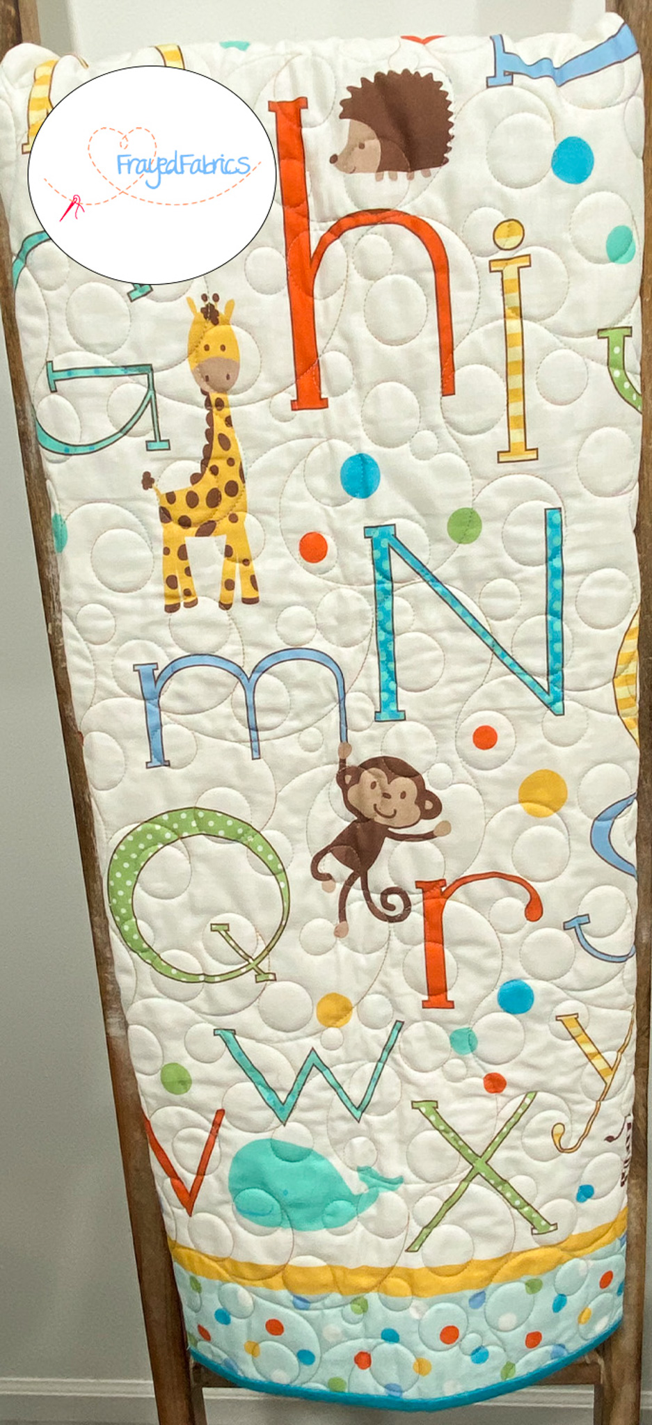Alphabet Zoo Jungle Animals Quilt Kit - Springs Creative