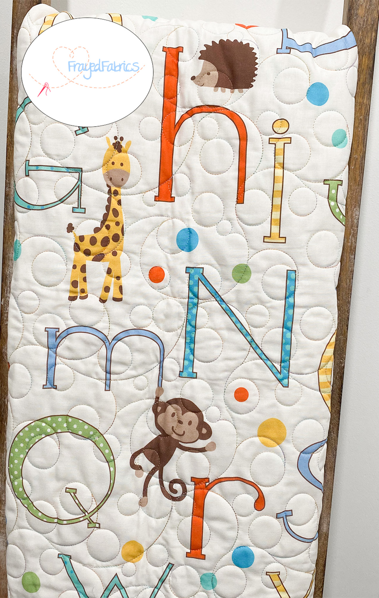 Alphabet Zoo Jungle Animals Quilt Kit - Springs Creative - Image 4