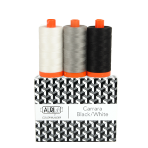 Carrara Black/White Color Builder Thread - Aurifil
