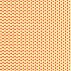 Wild & Free Orange Small Set Dots - Yardage