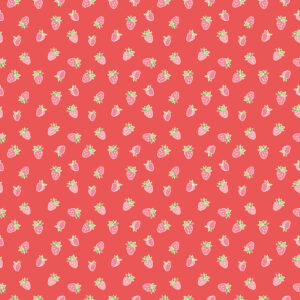 Strawberry Honey Strawberries Cayenne- Yardage