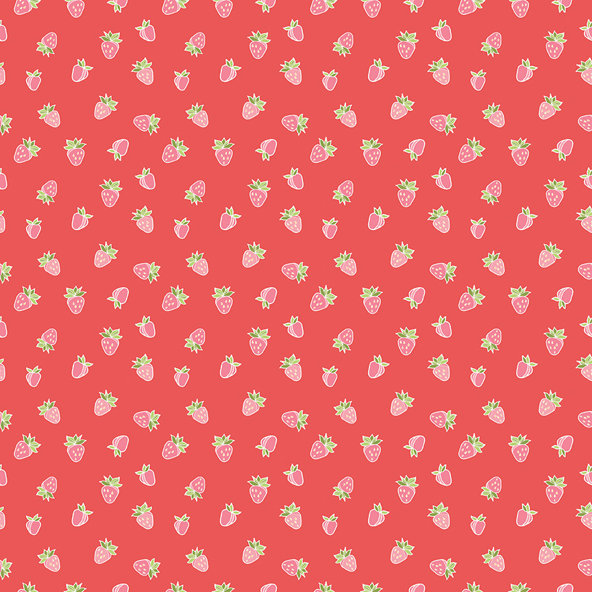 Strawberry Honey Bricks Quilt Kit - Riley Blake Designs - Image 6