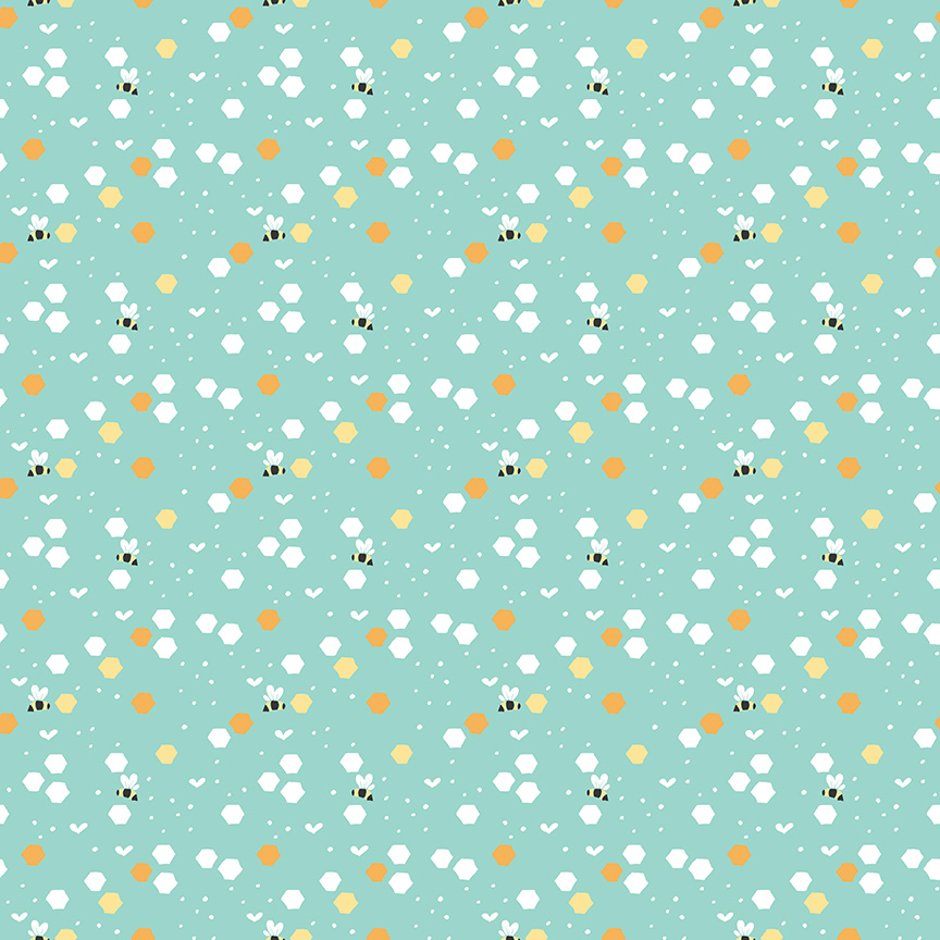 Strawberry Honey Bricks Quilt Kit - Riley Blake Designs - Image 7