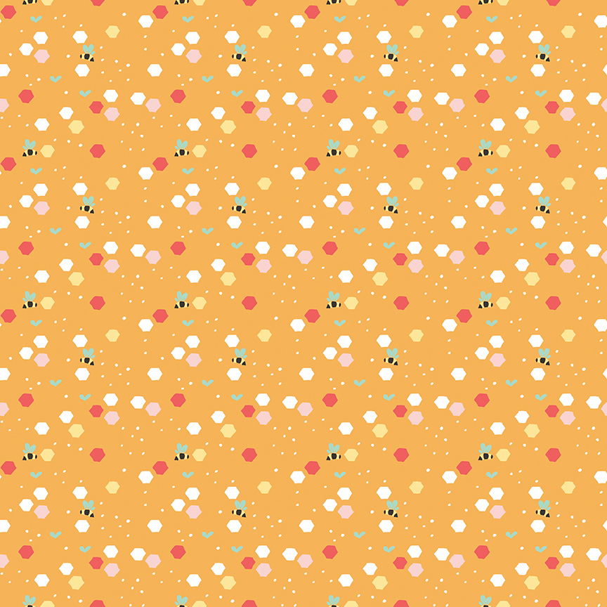 Strawberry Honey Bricks Quilt Kit - Riley Blake Designs - Image 8