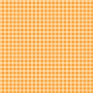 Strawberry Honey Gingham Creamsicle - Yardage