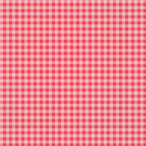 Strawberry Honey Gingham Red - Yardage