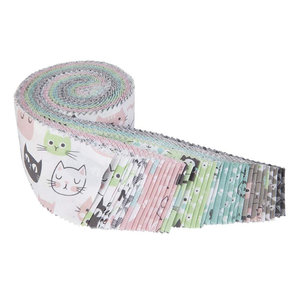 Purrfect Day 2 1/2" Rolie Polie - Riley Blake Designs - Image 2