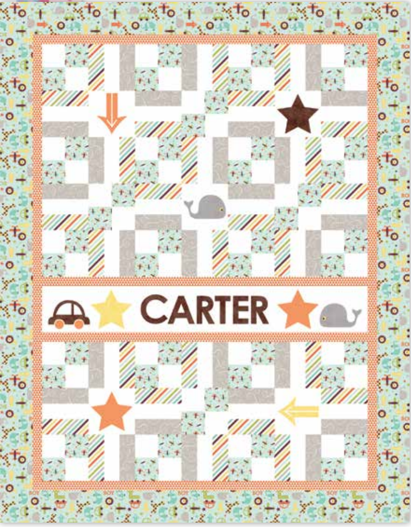 Oh Boy Express Yourself Quilt Panel - Riley Blake Designs - Image 2