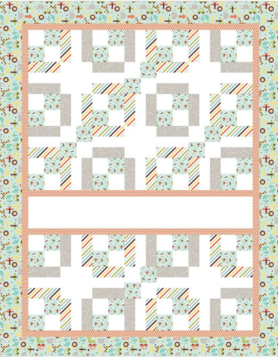 Oh Boy Express Yourself Quilt Panel - Riley Blake Designs