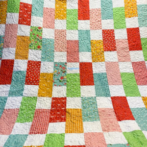Strawberry Honey Bricks Quilt Kit - Riley Blake Designs
