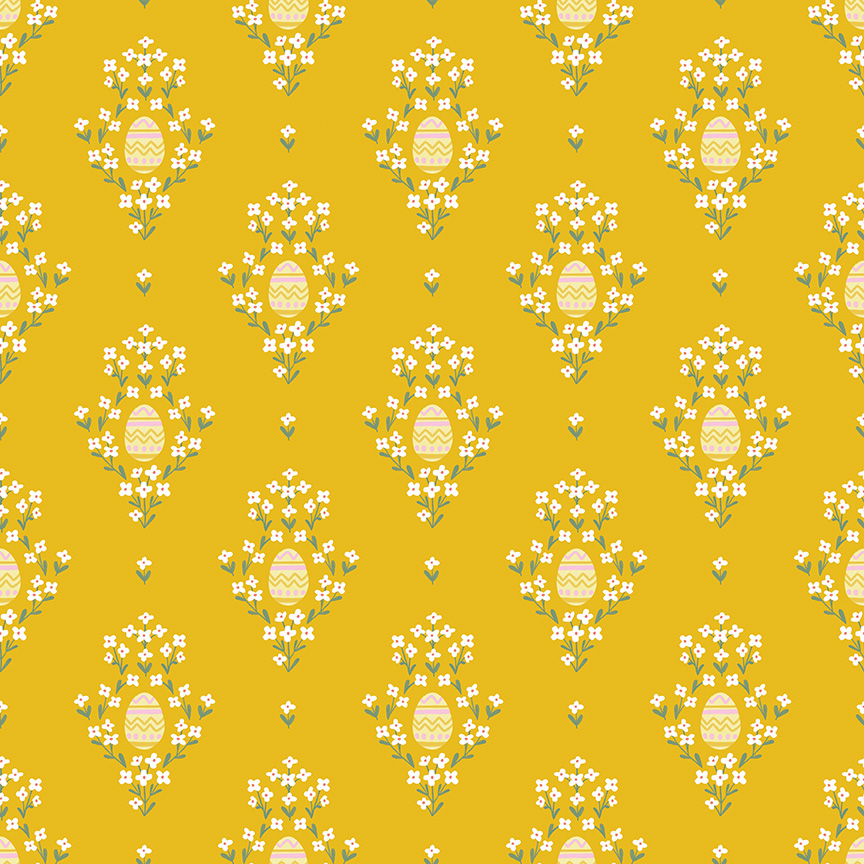 Easter Egg Hunt Mustard Eggs - Yardage