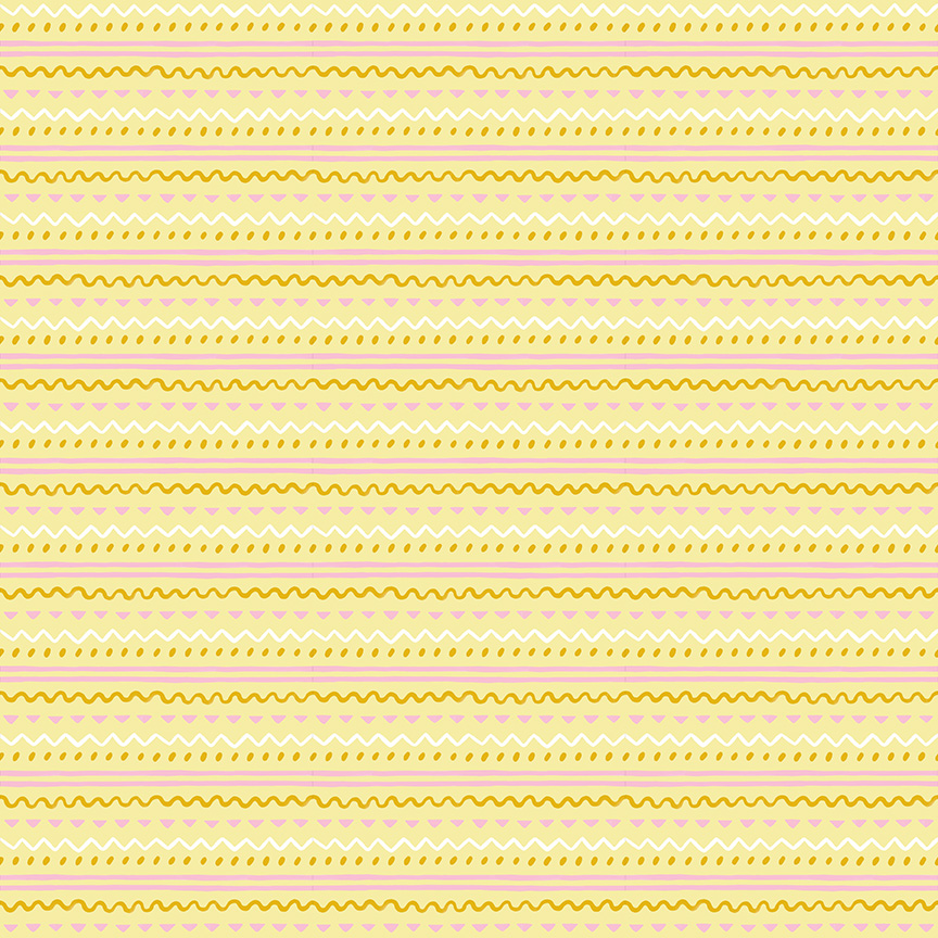 Easter Egg Hunt Geo Yellow - Yardage