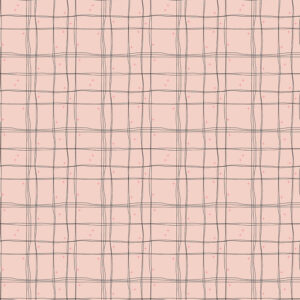 Mod Meow Plaid Blush - Yardage