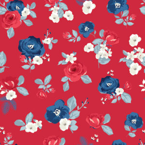 Land of Liberty Main Red - Yardage