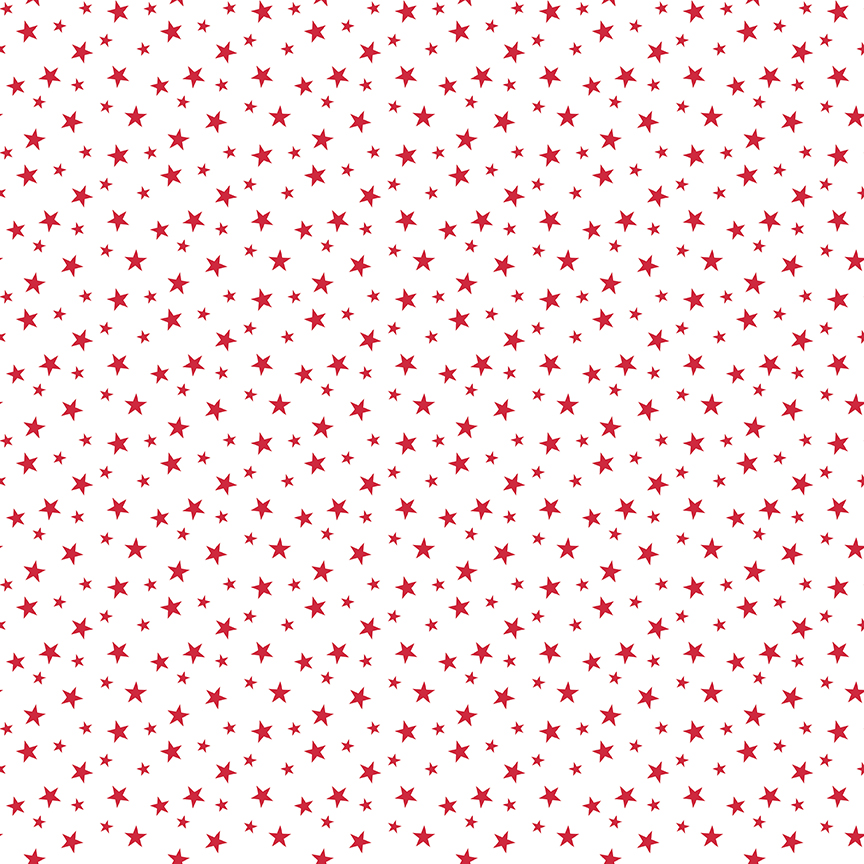 Land of Liberty Stars White - Yardage