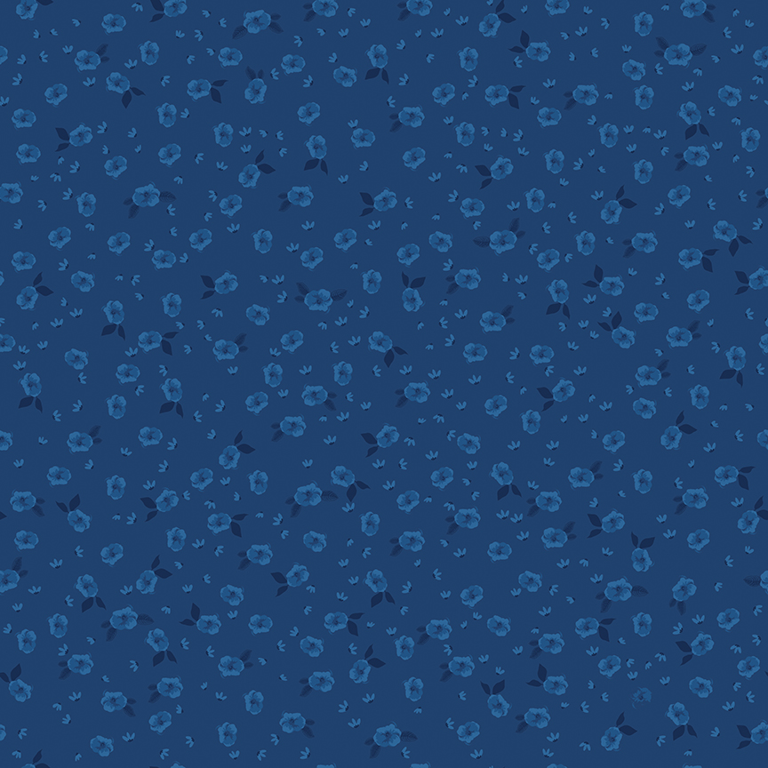 Land of Liberty Navy Tonal - Yardage