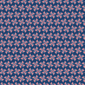 Land of Liberty Navy Pinwheels - Yardage
