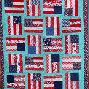 Land of Liberty Flying Flags Quilt Kit - Riley Blake Designs