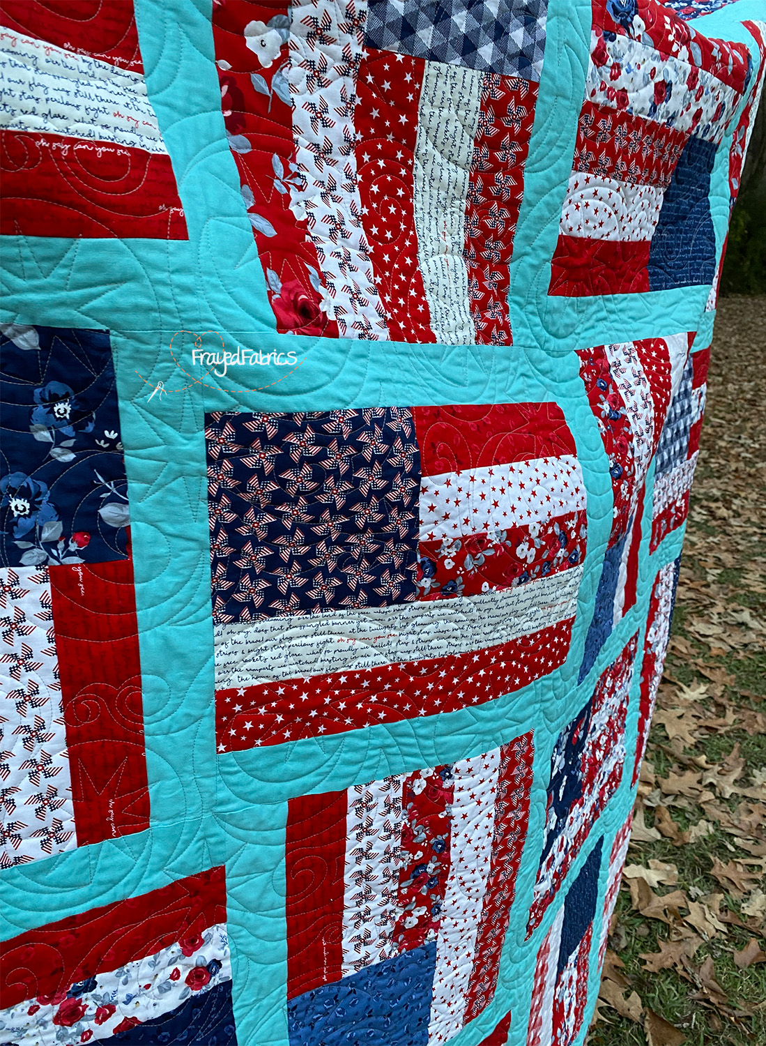 Land of Liberty Flying Flags Quilt Kit - Riley Blake Designs - Image 2