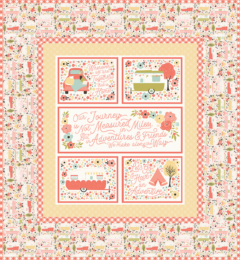 Joy in the Journey Panel Quilt & Pillow Kit - Riley Blake Designs