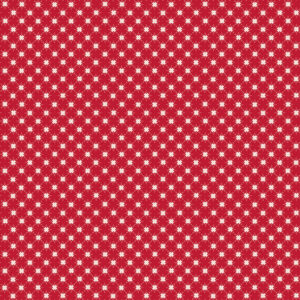 Christmas Adventure Quilty Snowflakes Scarlet - Yardage