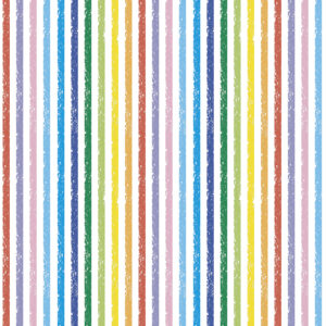 Colorful Friends Panel Quilt - Riley Blake Designs - Kit + Multi Stripe Backing