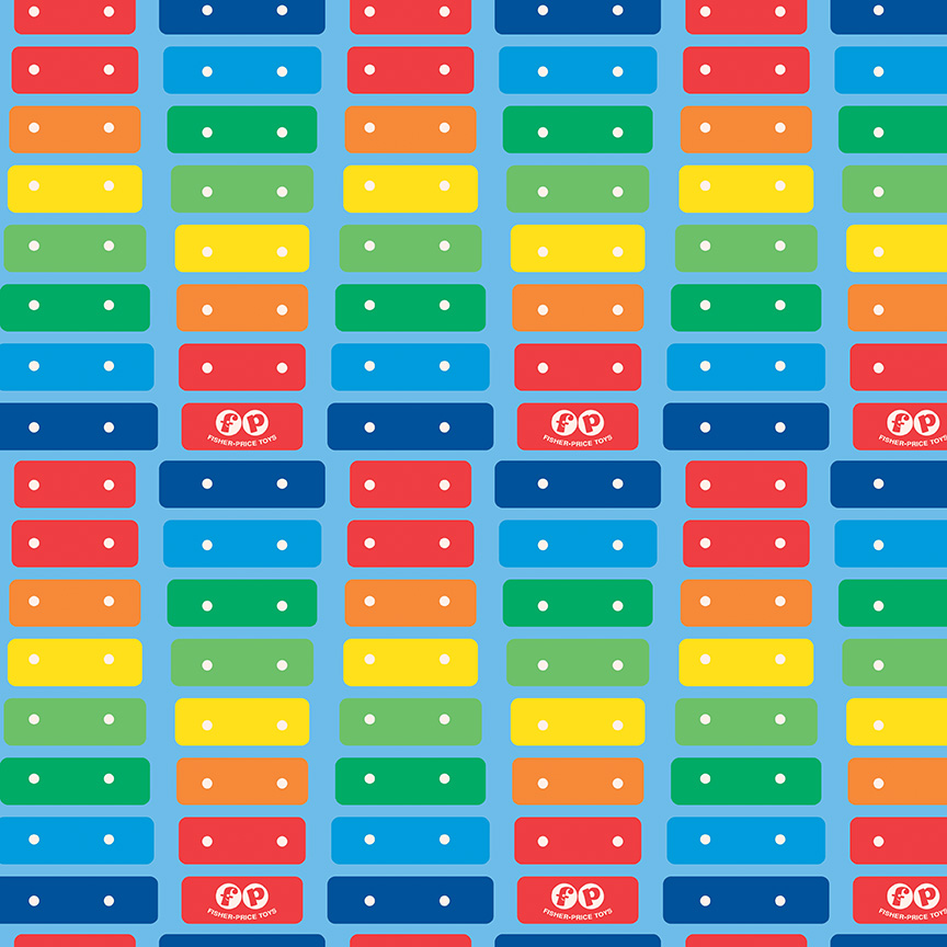 Fisher-Price Xylophone Blue - Yardage