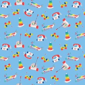 Fisher-Price Toys Blue - Yardage