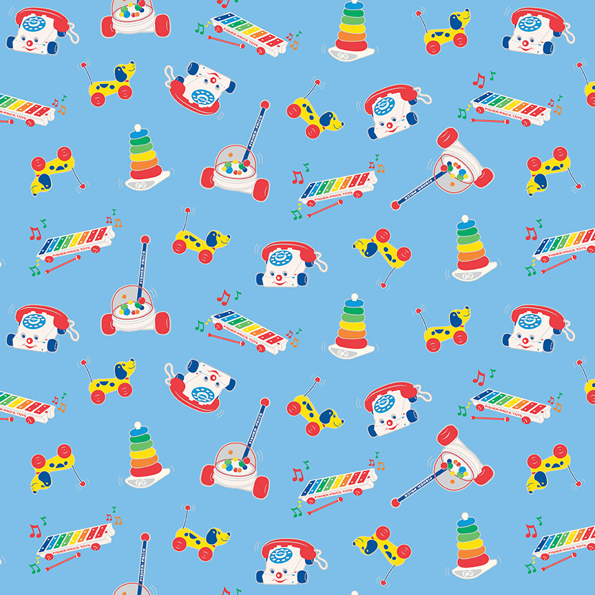 Fisher-Price Toys Blue - Yardage