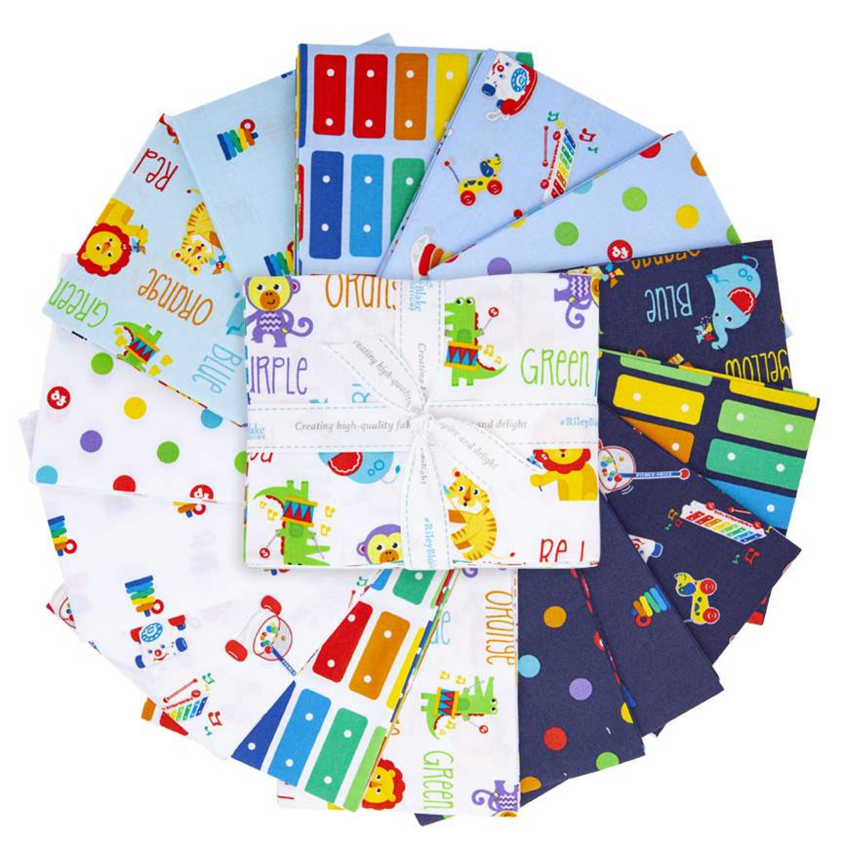 Fisher-Price Fat Quarter Bundle - Riley Blake Designs - Image 2