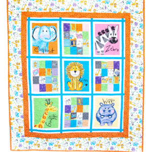 Colorful Friends Panel Quilt - Riley Blake Designs