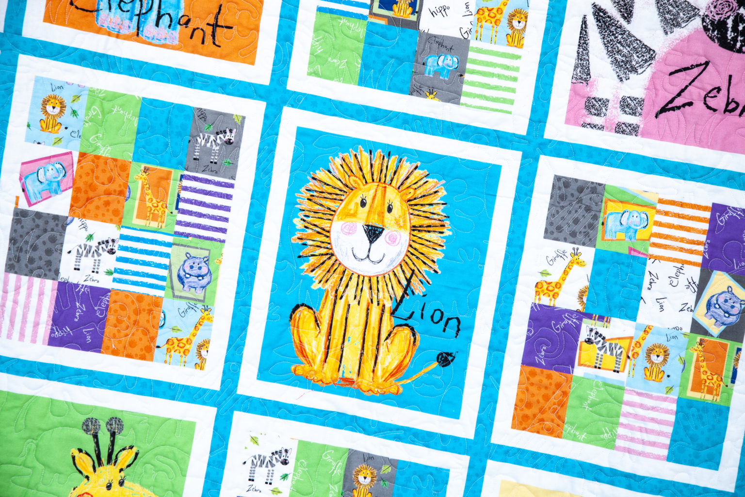 Colorful Friends Panel Quilt - Riley Blake Designs - Image 3