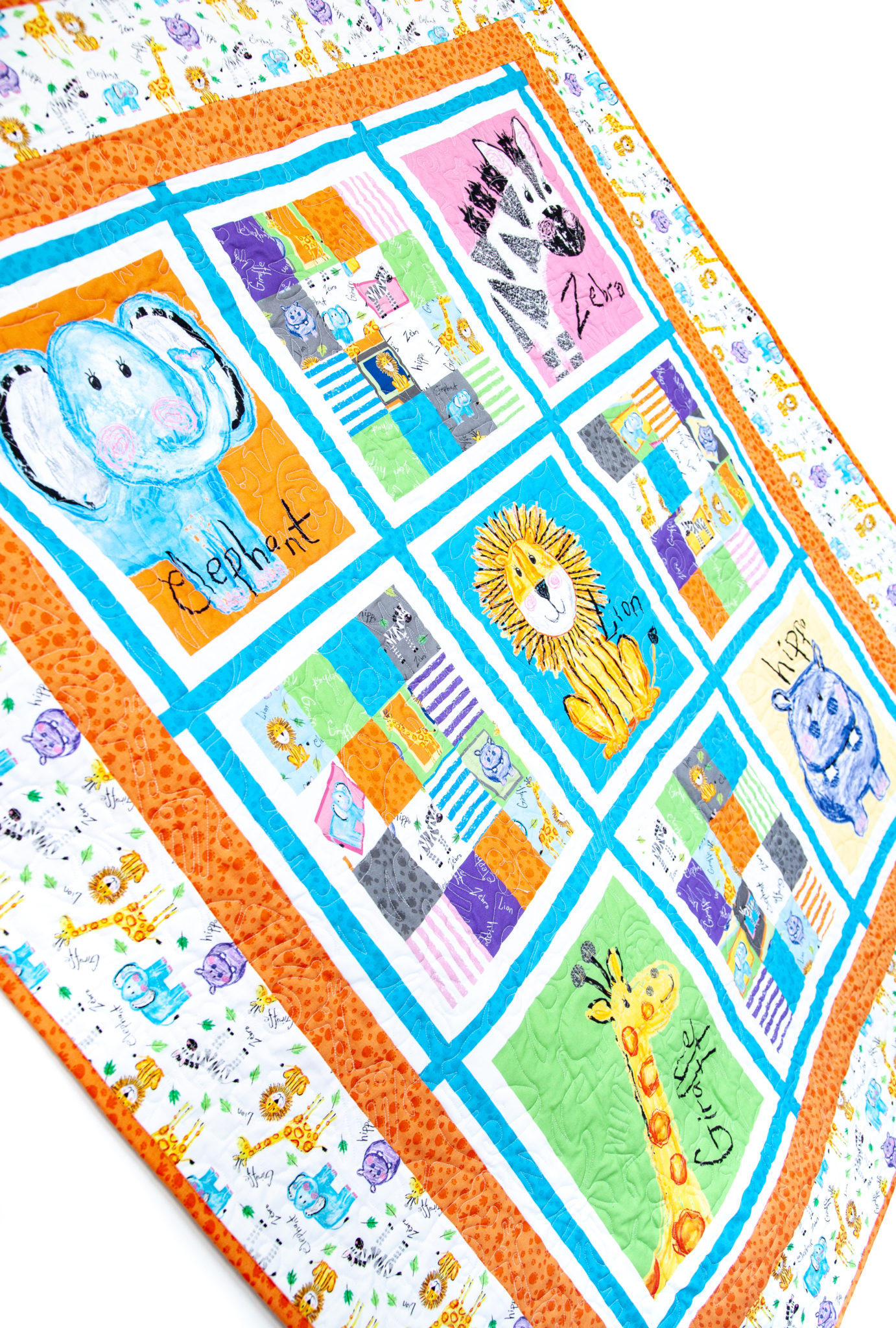 Colorful Friends Panel Quilt - Riley Blake Designs - Image 2