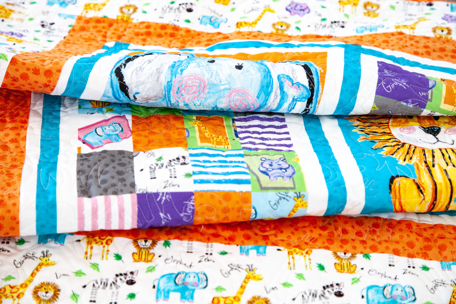 Colorful Friends Panel Quilt - Riley Blake Designs - Image 5