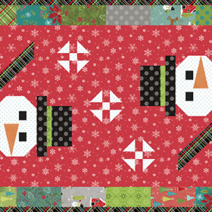 Snowman Table Runner Boxed Kit - Riley Blake Designs