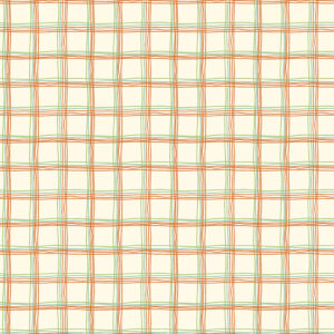 Eat Your Veggies! Plaid Cream - Yardage