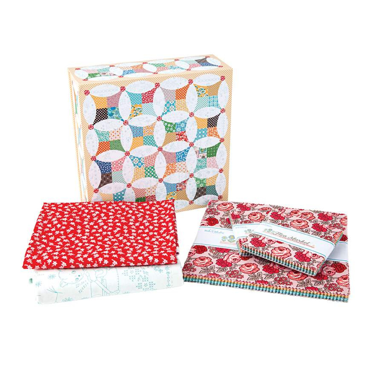 Flea Market Windows Quilt Boxed Kit - Riley Blake Designs - Image 2